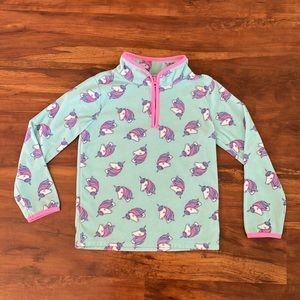Girls 6/6X Carters 1/4 Fleece Pullover Sweater